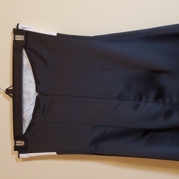 Jessica McClintock for Gunne Sax Vintage color block strapless maxi gown size 1 - Picture 7 of 14